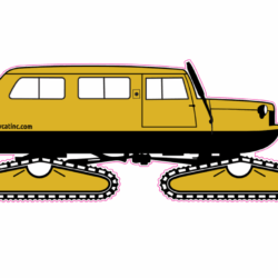 1953 Tucker 743 Sno-Cat decal